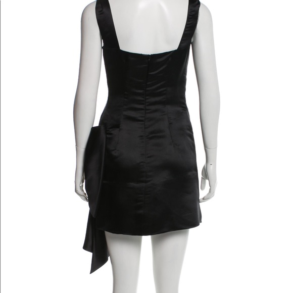 JILL STUART Black Satin Party Dress - Picture 2 of 2